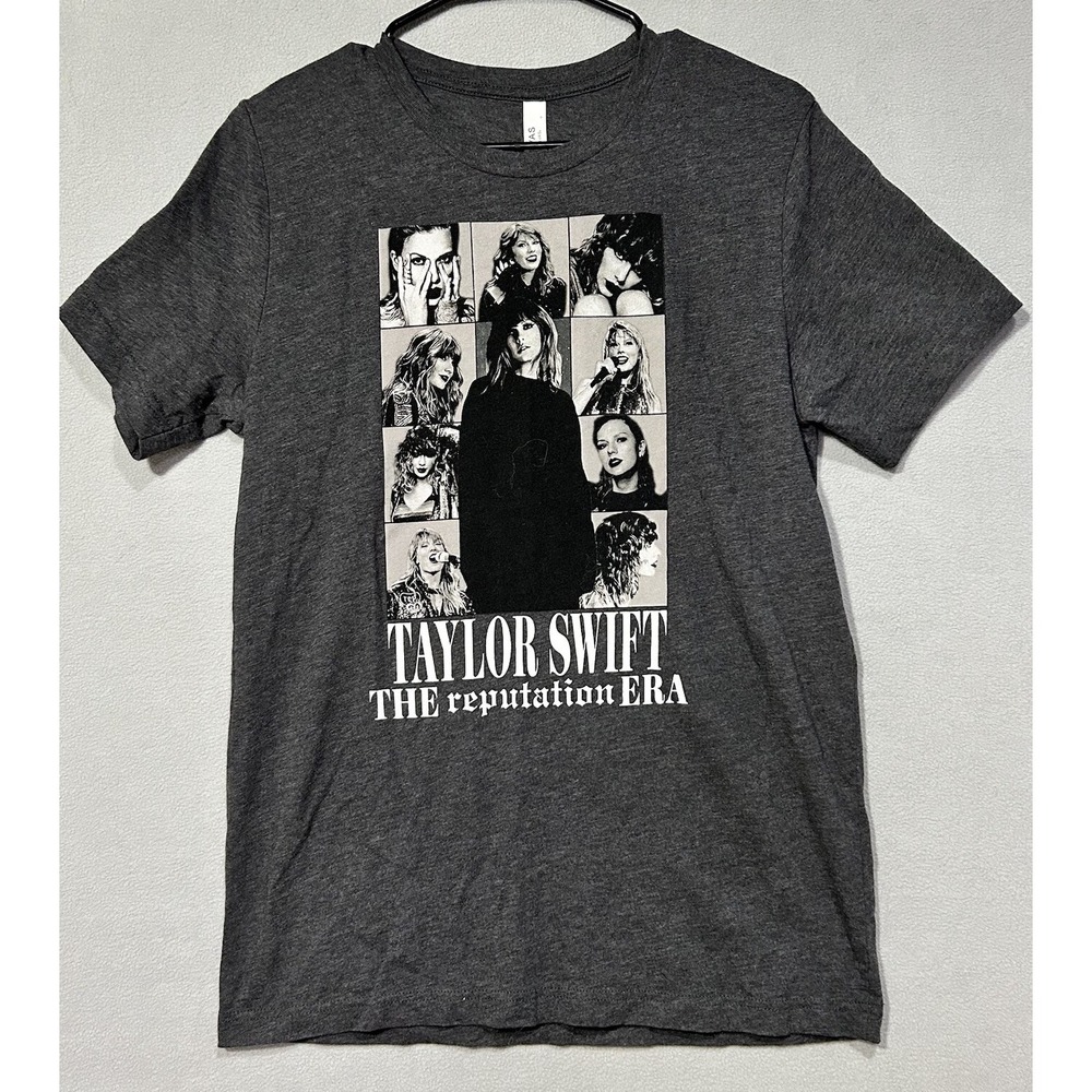 Taylor Swift Concert T-Shirt The Reputation Era Womens‎ Medium Gray Short Sleeve - Picture 2 of 5